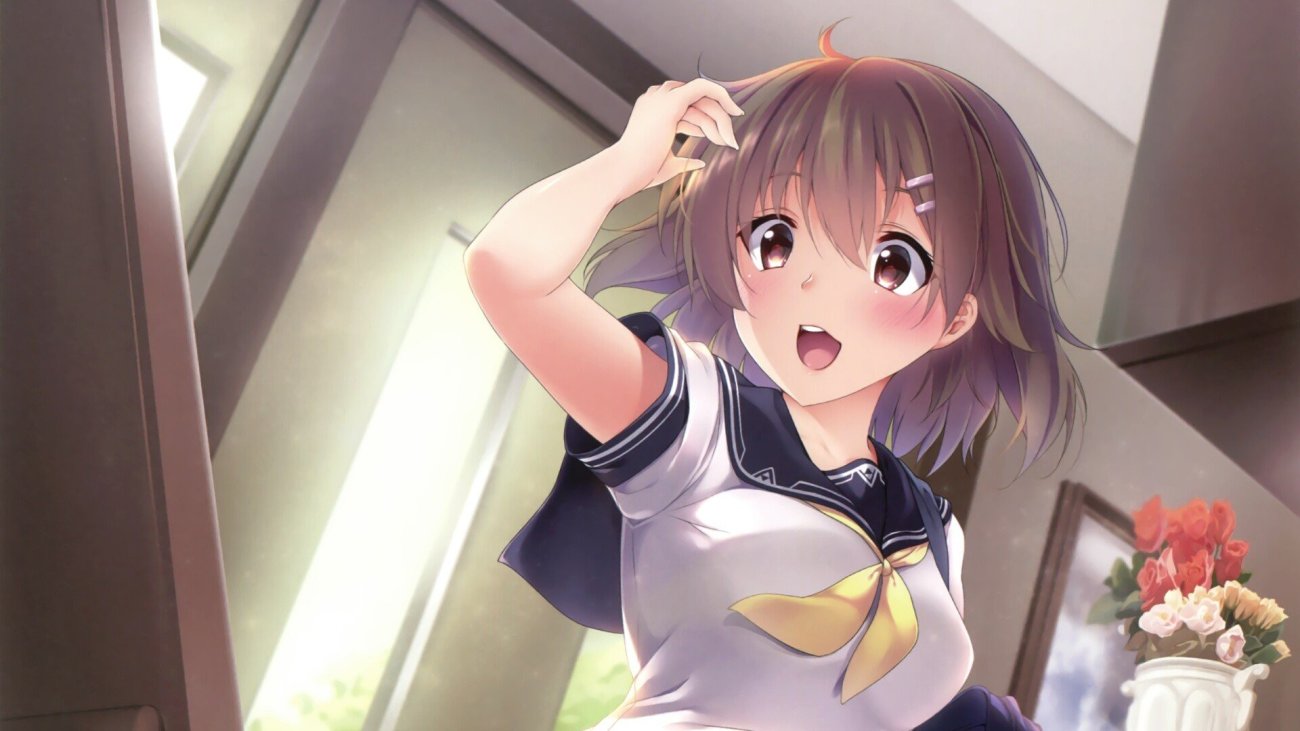 solo, Anime girls, School uniform, Anime Wallpapers HD Des