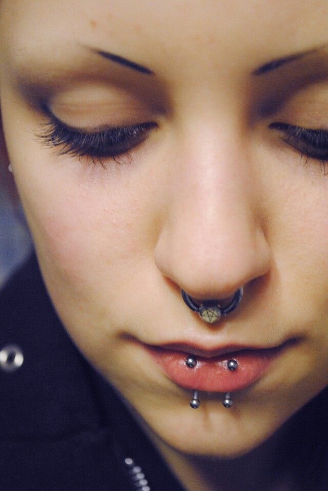#double #vertical #labret Taboo tattoo cause they sound so s