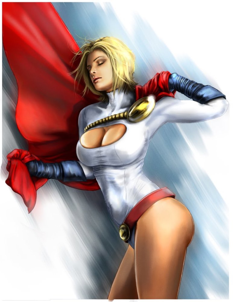Power girl and supergirl purple trouble